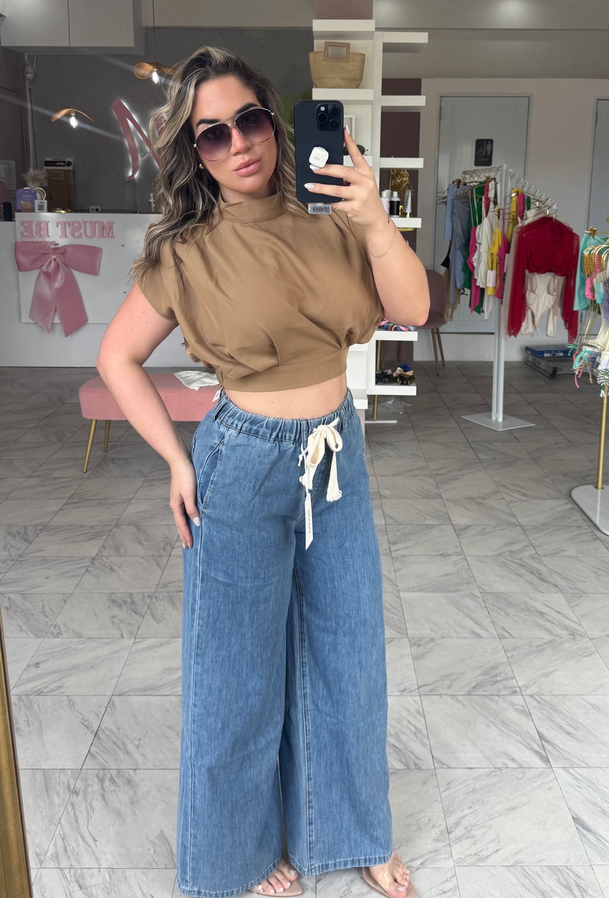DENIM WIDE LUCIA