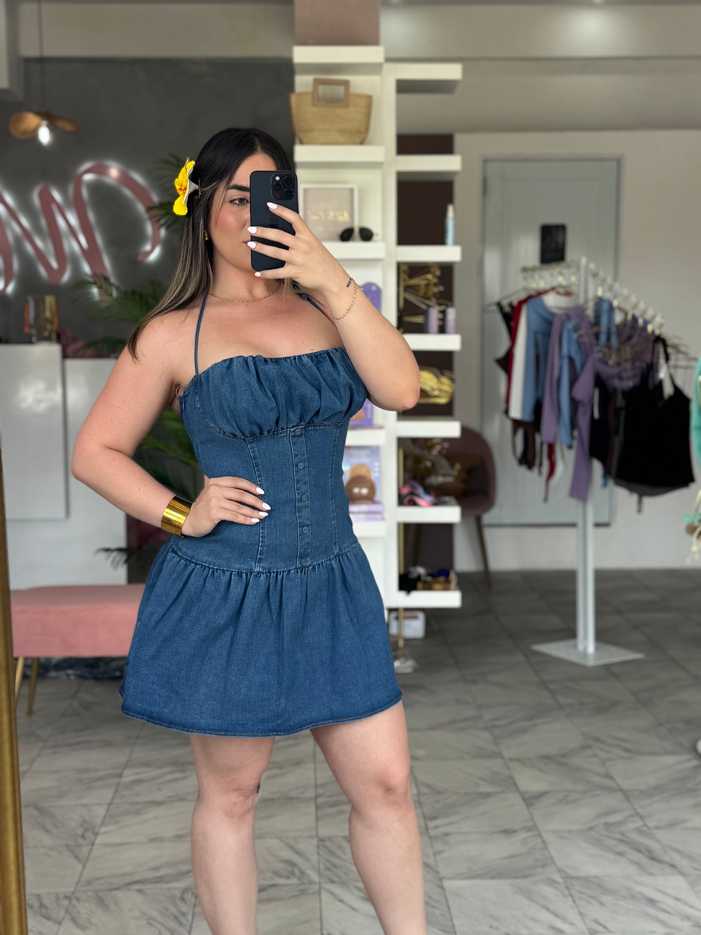 Denim Dress Dark