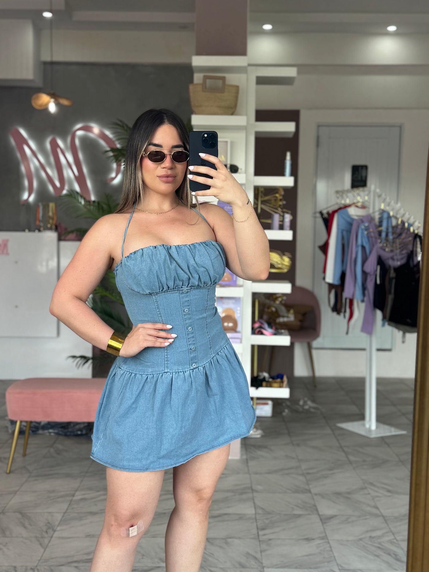 DENIM DRESS LIGHT
