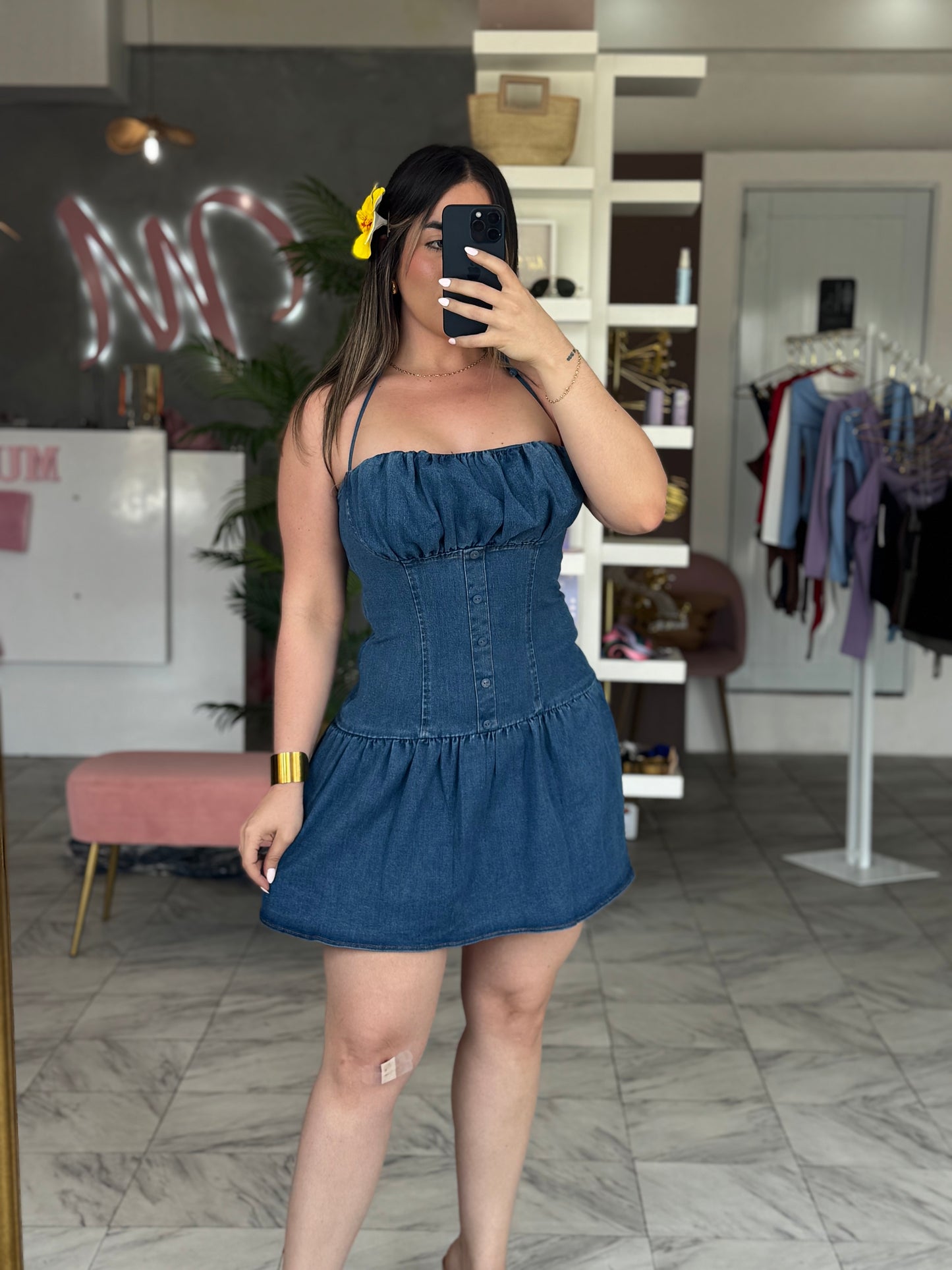 Denim Dress Dark