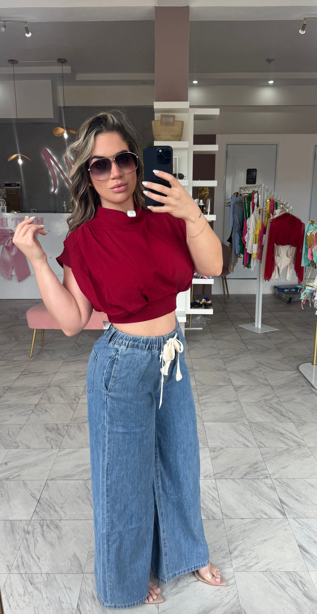 DENIM WIDE LUCIA