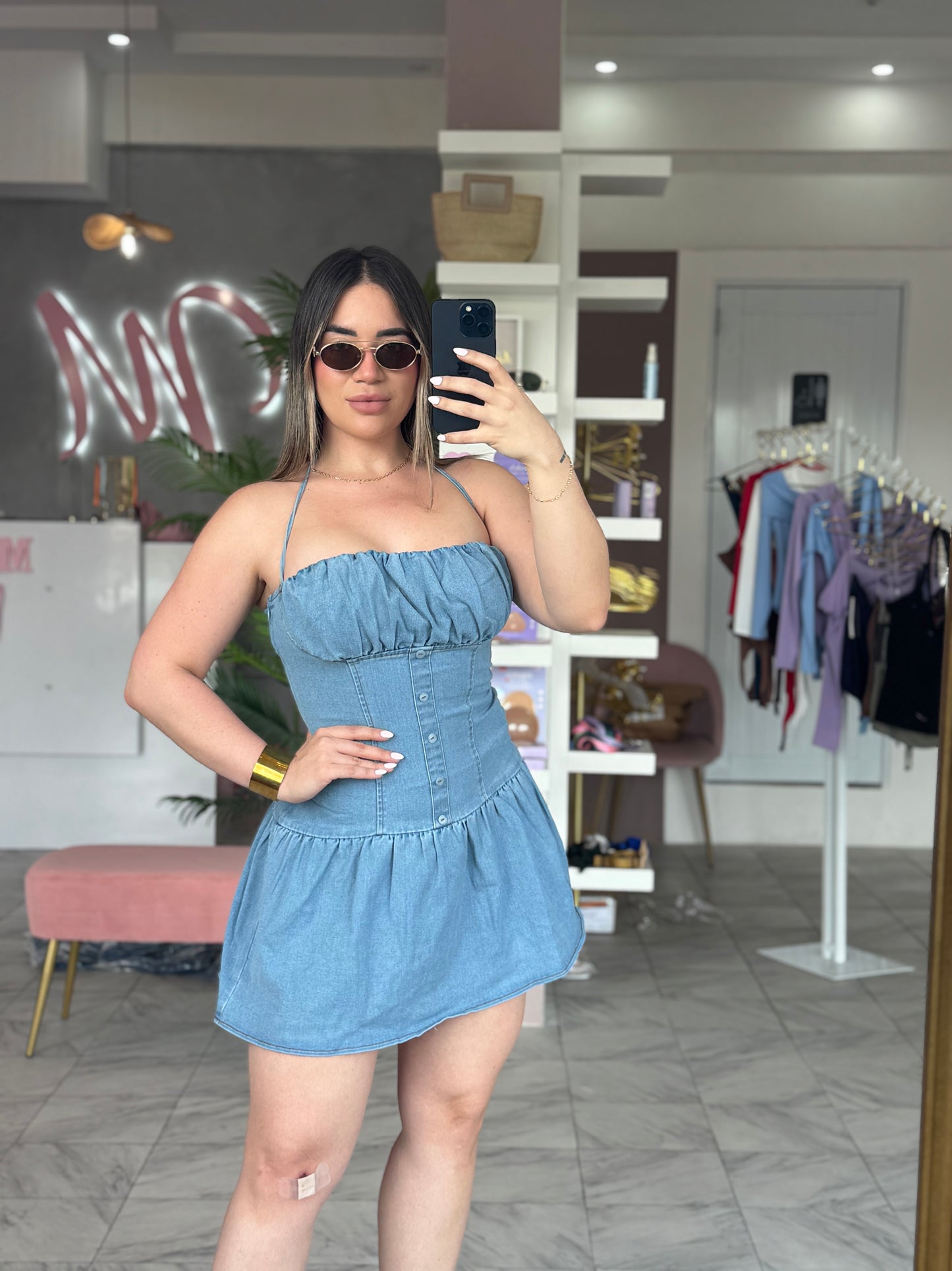 DENIM DRESS LIGHT